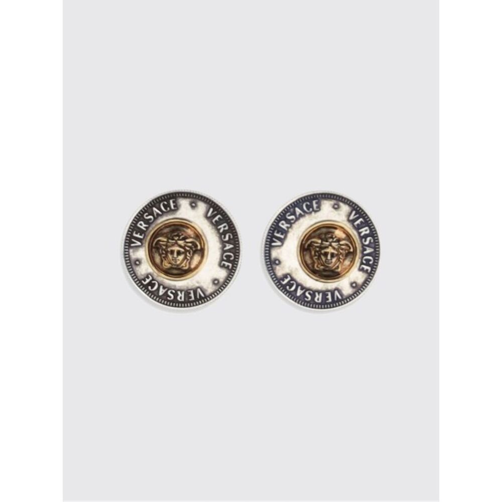 Versace Women Medusa Stud Earrings Versace In Gold-Tone Brass